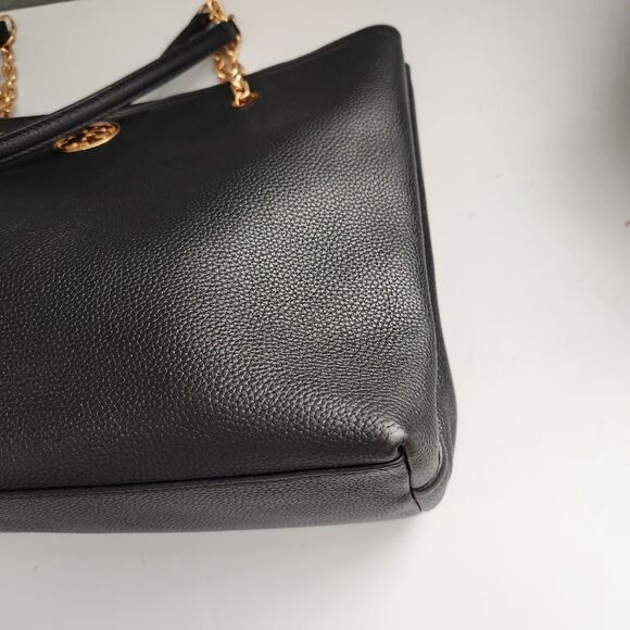 Tory Burch Carson Chain-link Leather Tote Bag - Picture 6 of 16